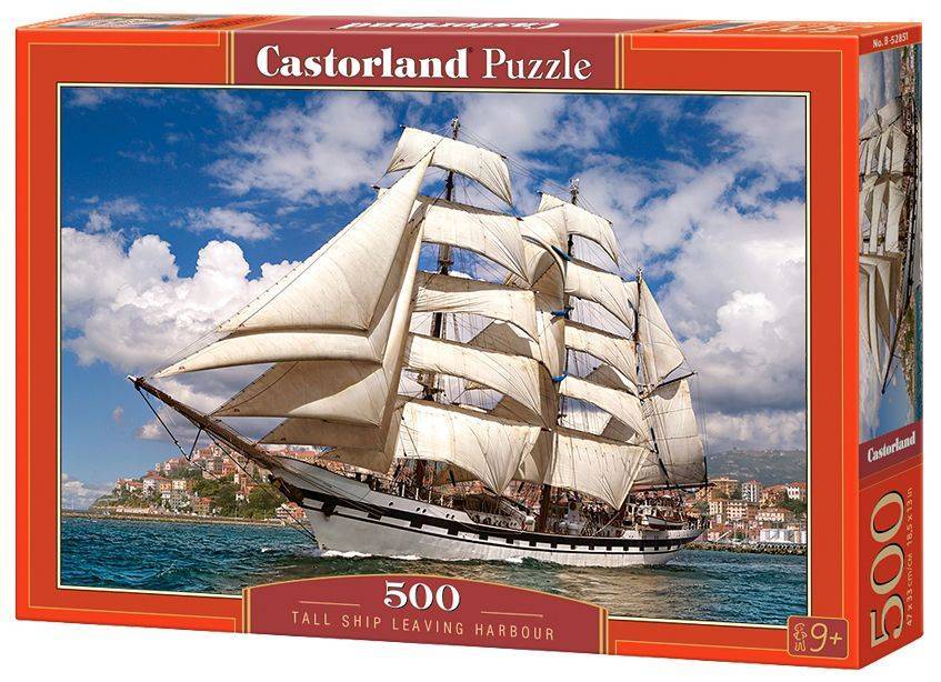 TALL SHIP LEAVING HARBOUR CASTORLAND 500 ΚΟΜΜΑΤΙΑ
