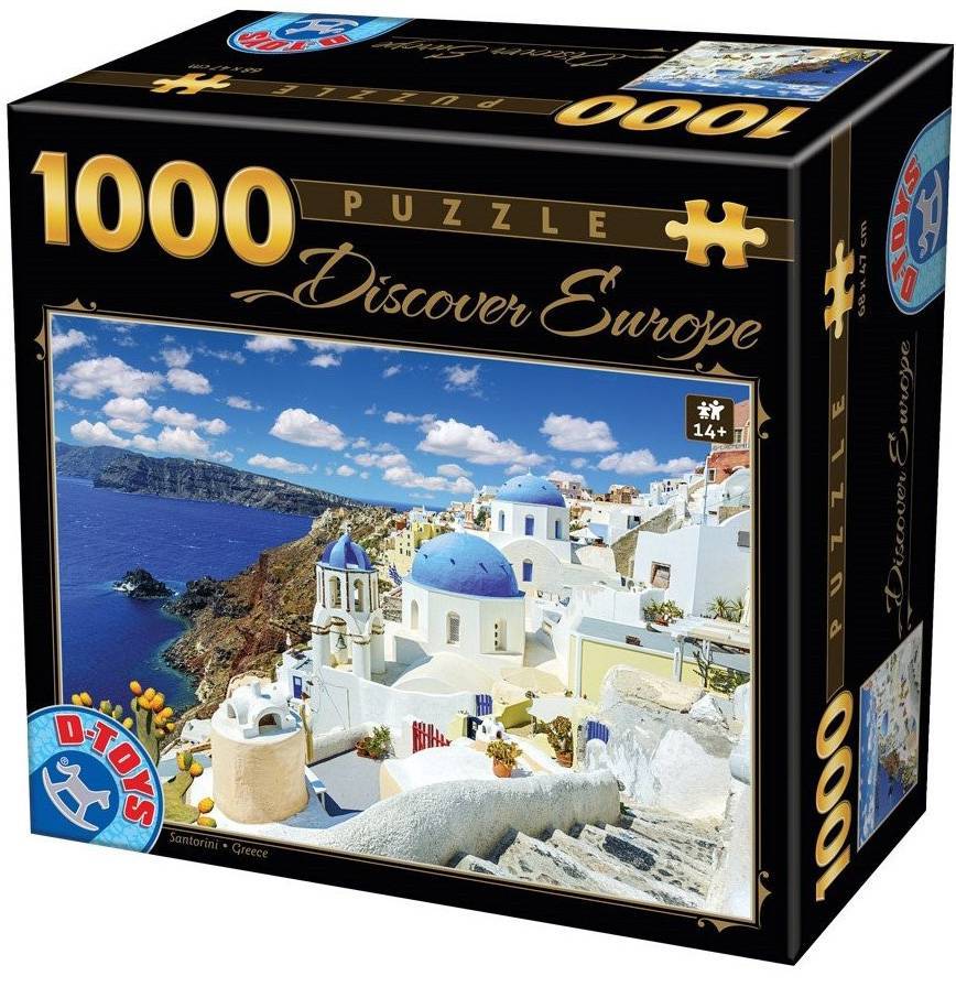 PUZZLE D-TOYS DISCOVER EUROPE 1000 ΚΟΜΜΑΤΙΑ D-TOYS
