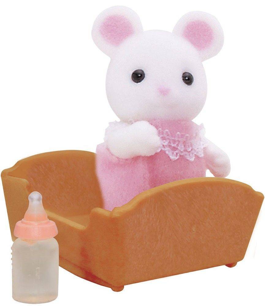 SYLVANIAN FAMILIES ΜΩΡΟ ΛΕΥΚΟ ΠΟΝΤΙΚΑΚΙ ΜΕ ΚΟΥΝΙΑ ΚΑΙ ΜΠΙΜΠΕΡΟ (5069) EPOCH