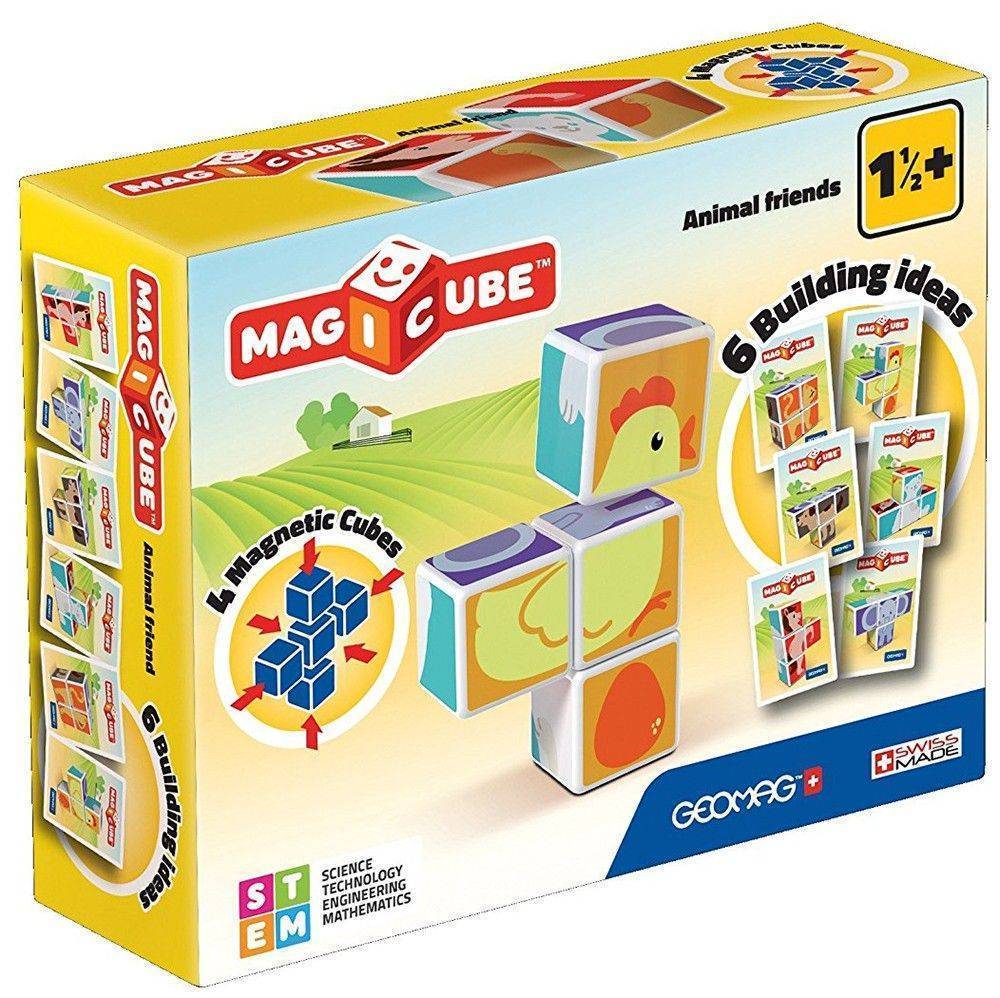 ΜΑΓΝΗΤΙΚΟΙ ΚΥΒΟΙ GEOMAG ANIMAL FRIENDS 7ΤΜΧ (132) GEOMAG