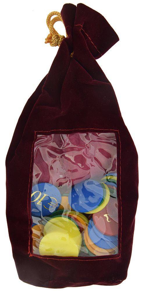 SUPERGIFTS ΠΟΥΓΚΙ ΣΟΥΕΤ ΜΕ 100 ΜΑΡΚΕΣ ΚΑΖΙΝΟ METACRILATE- ΜΠΟΡΝΤΩ (500300)