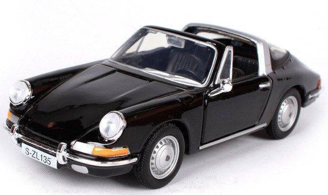 PORSCHE 911 1967 BBURAGO STREET CLASSICS COLLEZIONE ΜΕΤΑΛΛΙΚΟ ΑΝΤΙΓΡΑΦΟ 1:32 BLACK (18-43214)