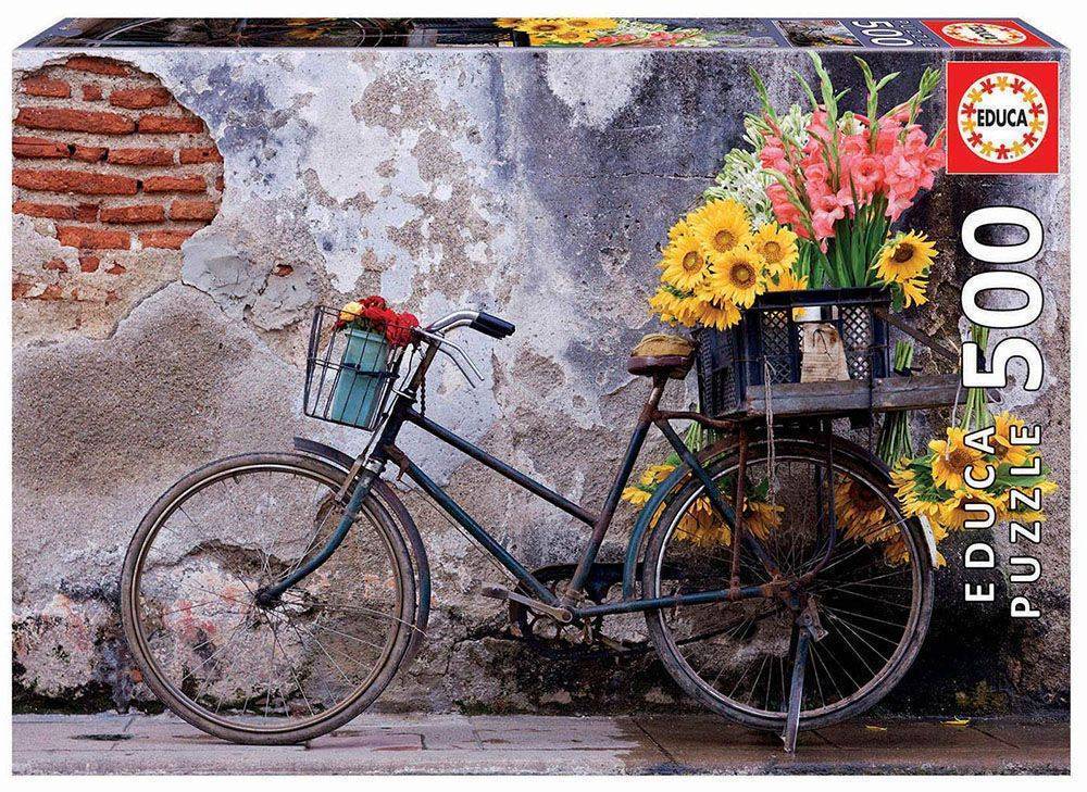 BICYCLE WITH FLOWERS EDUCA 500 ΚΟΜΜΑΤΙΑ EDUCA