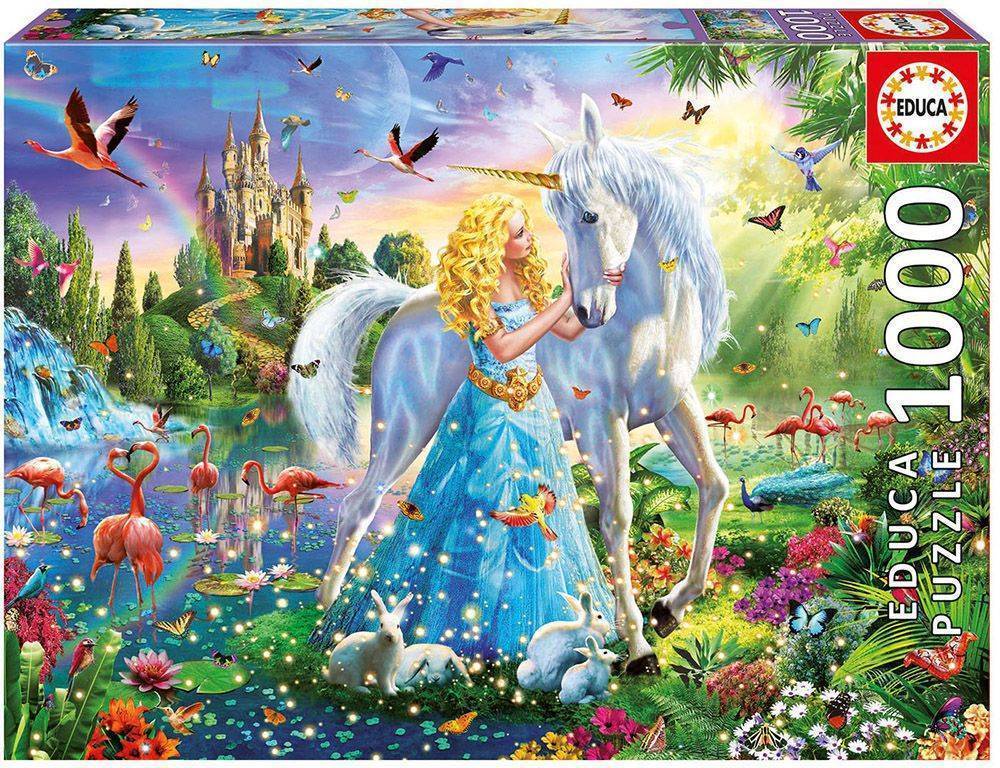 THE PRINCESS AND THE UNICORN EDUCA 1000 ΚΟΜΜΑΤΙΑ EDUCA