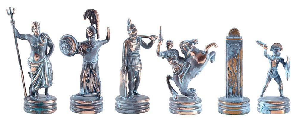 ΠΙΟΝΙΑ ΓΙΑ ΣΚΑΚΙ MANOPOULOS "ΕΛΛΗΝΙΚΗ ΜΥΘΟΛΟΓΙΑ" ΜΕΣΑΙΟ ΜΕΤΑΛΛΙΚΑ ΜΠΛΕ/ΜΠΡΟΝΖΕ 6.5CM MANOPOULOS