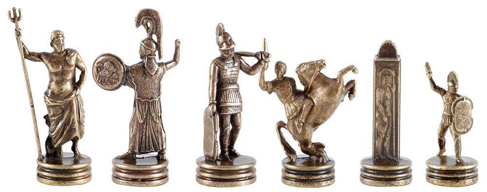 ΠΙΟΝΙΑ ΓΙΑ ΣΚΑΚΙ MANOPOULOS "ΕΛΛΗΝΙΚΗ ΜΥΘΟΛΟΓΙΑ" ΜΕΣΑΙΟ ΜΕΤΑΛΛΙΚΑ ΚΑΦΕ/ΧΡΥΣΟ 6.5CM MANOPOULOS