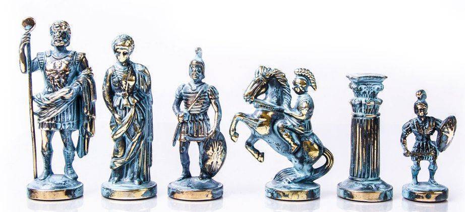 ΠΙΟΝΙΑ ΓΙΑ ΣΚΑΚΙ MANOPOULOS "ΕΛΛΗΝΟΡΩΜΑΪΚΗ ΕΠΟΧΗ" ΜΕΓΑΛΟ ΜΕΤΑΛΛΙΚΑ ΜΠΛΕ/ΜΠΡΟΖΝΕ 9.7CM MANOPOULOS