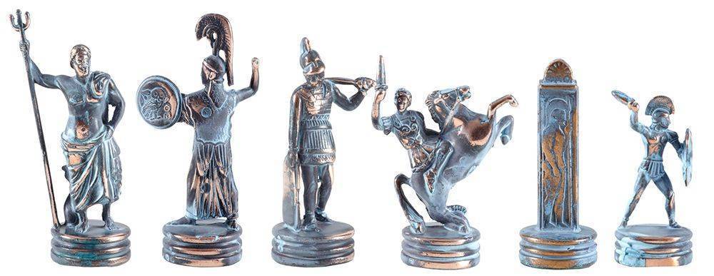 MANOPOULOS ΠΙΟΝΙΑ ΓΙΑ ΣΚΑΚΙ MANOPOULOS "ΕΛΛΗΝΙΚΗ ΜΥΘΟΛΟΓΙΑ" EXTRA LARGE ΜΕΤΑΛΛΙΚΑ ΜΠΛΕ/ΚΑΦΕ 10.5CM