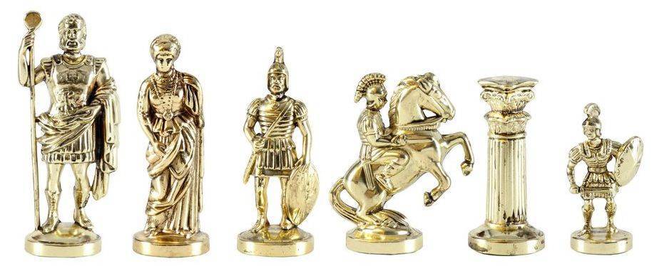 ΠΙΟΝΙΑ ΓΙΑ ΣΚΑΚΙ MANOPOULOS "ΕΛΛΗΝΟΡΩΜΑΪΚΗ ΕΠΟΧΗ" ΜΕΓΑΛΟ ΜΕΤΑΛΛΙΚΑ ΧΡΥΣΟ/ΑΣΗΜΙ 9.7CM MANOPOULOS