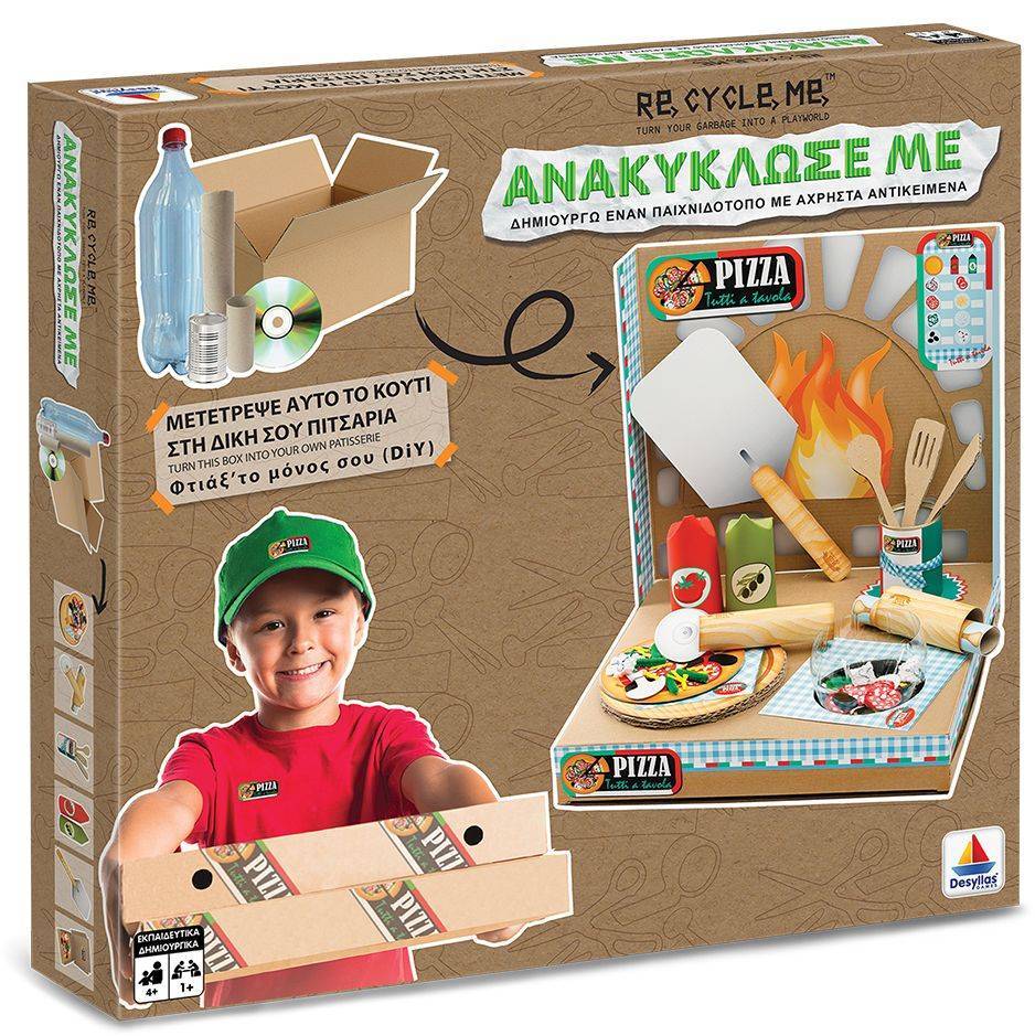 ΑΝΑΚΥΚΛΩΣΕ ΜΕ DIY - ΠΙΤΣΑΡΙΑ ΔΕΣΥΛΛΑΣ