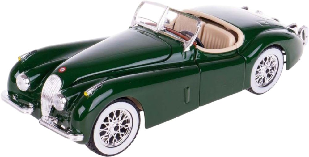 ΟΧΗΜΑ JAGUAR XK 120 ROADSTER 1951 BBURAGO ΜΕΤΑΛΛΙΚΟ ΑΝΤΙΓΡΑΦΟ 1:24 ΠΡΑΣΙΝΟ (18/22018)