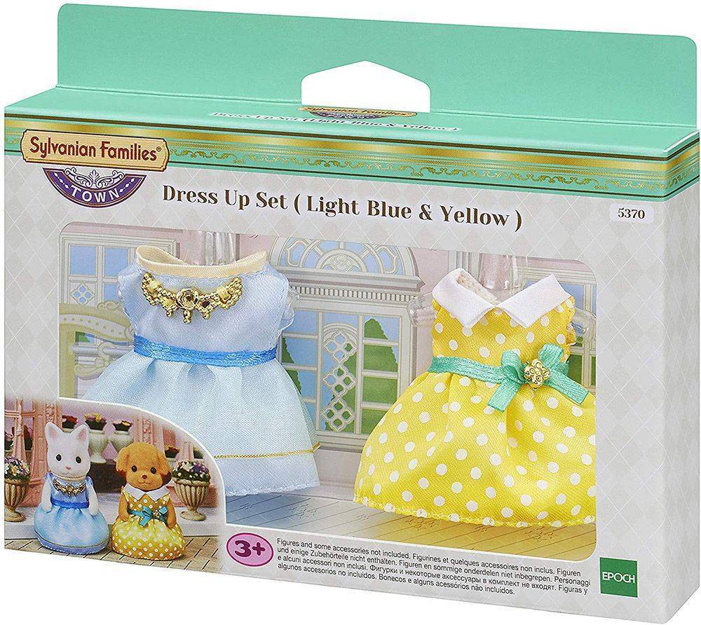 SYLVANIAN FAMILIES DRESS UP SET (LIGHT BLUE - YELLOW) (5370)