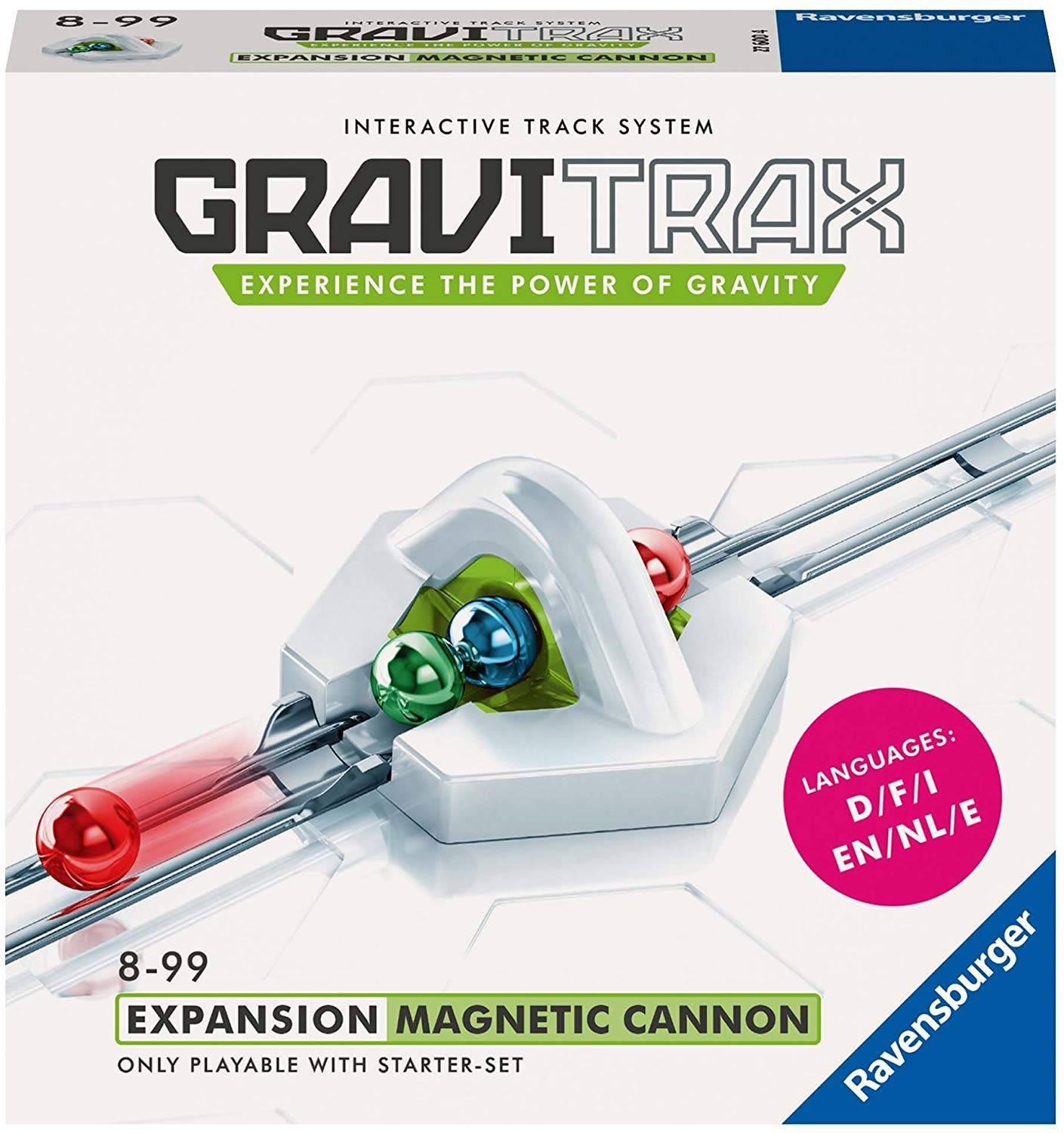 GRAVITRAX RAVENSBURGER EXPANSION SET MAGNETIC CANNON (26095) RAVENSBURGER