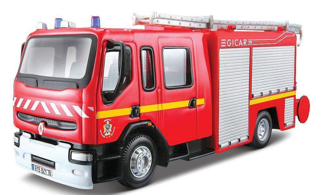 EMERGENCY FORCE RENAULT PREMIUM BBURAGO ΜΕΤΑΛΛΙΚΟ ΑΝΤΙΓΡΑΦΟ 1:50 (18/32002) BBURAGO