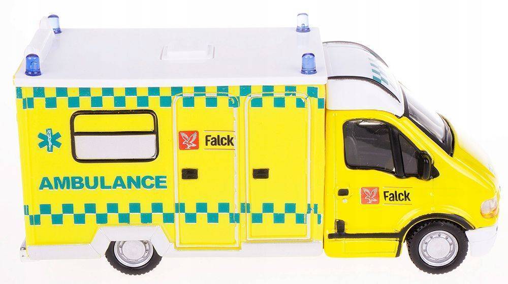 EMERGENCY FORCE RENAULT MASTER BBURAGO ΜΕΤΑΛΛΙΚΟ ΑΝΤΙΓΡΑΦΟ 1:50 ΑΣΘΕΝΟΦΟΡΟ (18/32004)