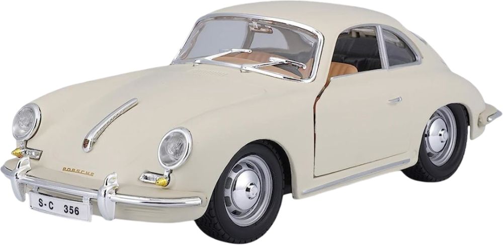 ΟΧΗΜΑ PORSCHE 356B COUPE (1961) BBURAGO ΜΕΤΑΛΛΙΚΟ ΑΝΤΙΓΡΑΦΟ 1:24 ΚΡΕΜ (18/22079)