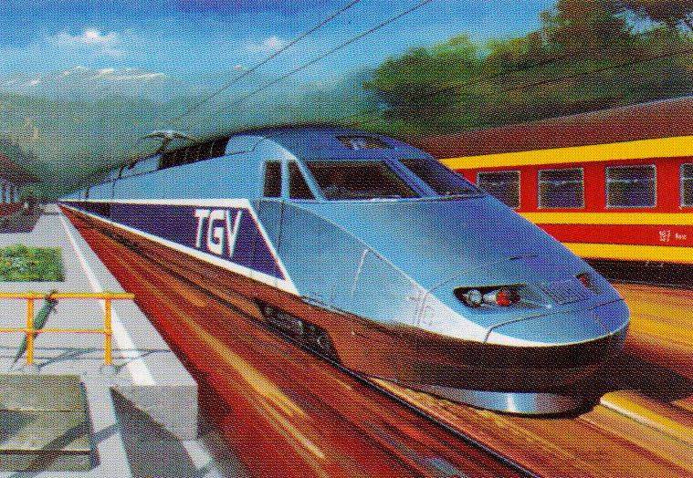 TREFL TGV TRAIN TREFL 1000 ΚΟΜΜΑΤΙΑ