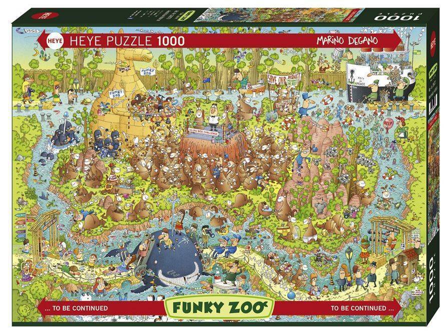 DEGANO FUNKY ZOO-ΑΥΣΤΡΑΛΙΑ HEYE 1000 ΚΟΜΜΑΤΙΑ (29870) HEYE