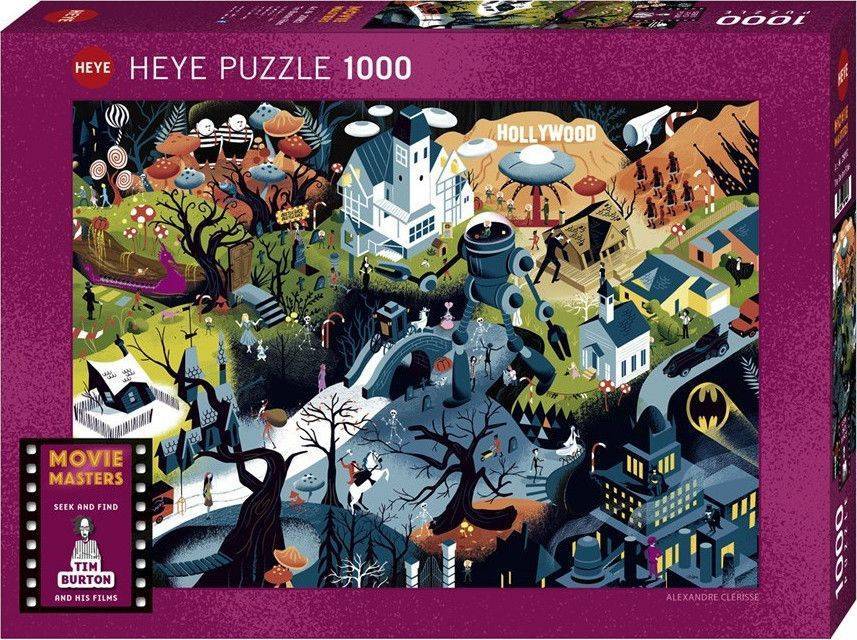 CLERISSE-ΤΑΙΝΙΕΣ TIM BURTON HEYE 1000 ΚΟΜΜΑΤΙΑ (29882)