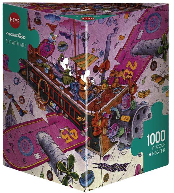 MORDILLO-ΠΕΤΑ ΜΑΖΙ ΜΟΥ HEYE ΤΡΙΓΩΝΟ ΚΟΥΤΙ 1000 ΚΟΜΜΑΤΙΑ (29887)