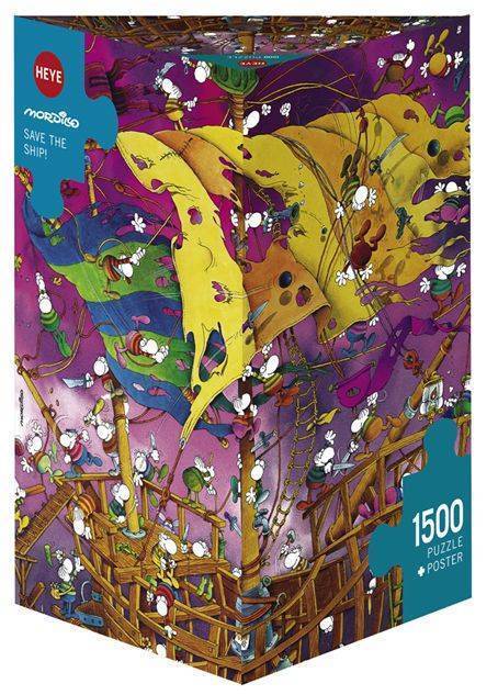 MORDILLO-SAVE THE SHIP CLASSICS ΤΡΙΓΩΝΟ ΚΟΥΤΙ HEYE 1500 ΚΟΜΜΑΤΙΑ (29924) HEYE