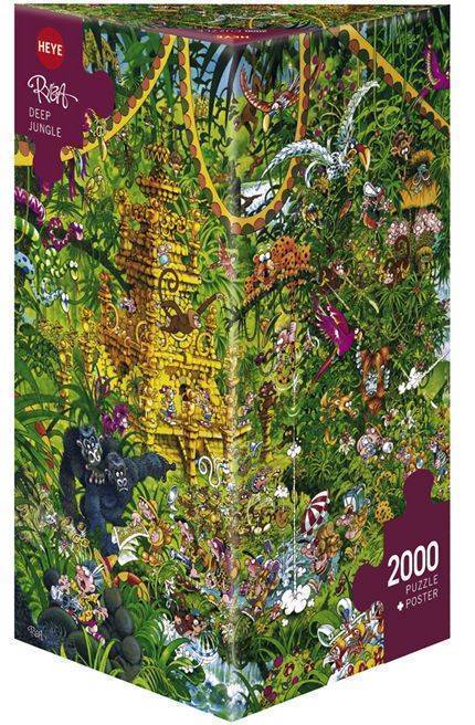 RYBA-ΒΑΘΙΑ ΣΤΗ ΖΟΥΓΚΛΑ ΤΡΙΓΩΝΟ ΚΟΥΤΙ HEYE 2000 ΚΟΜΜΑΤΙΑ (29892)