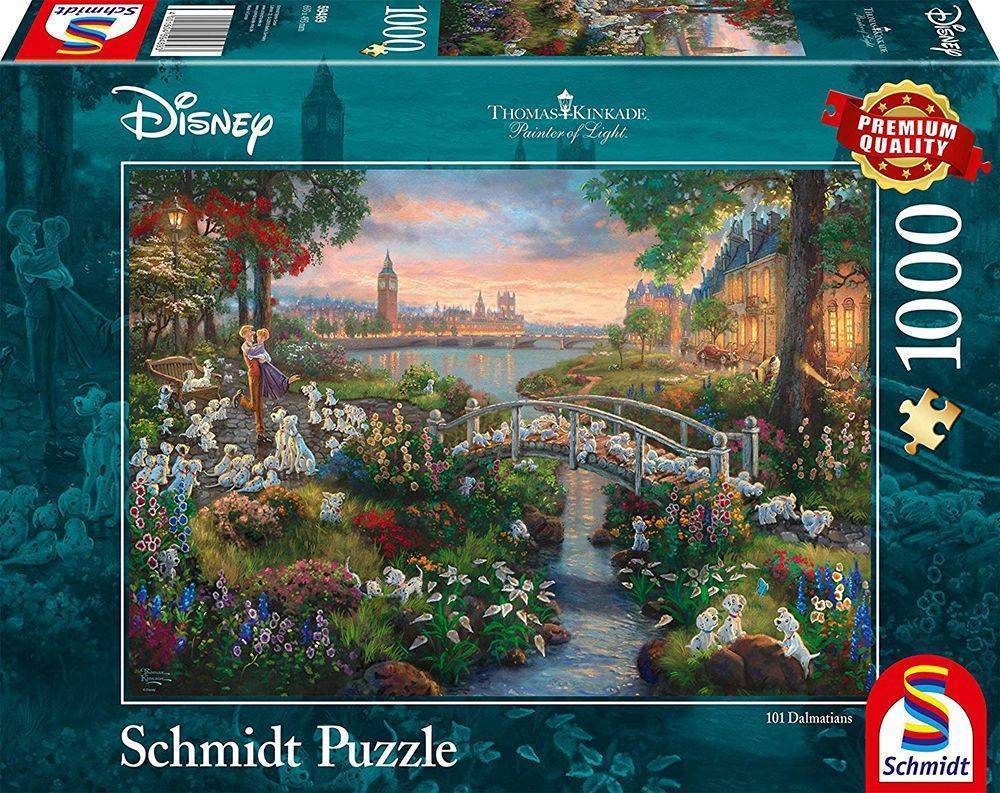 KINKADE-DISNEY ΤΑ 101 ΣΚΥΛΙΑ ΤΗΣ ΔΑΛΜΑΤΙΑΣ SCHMIDT 1000 ΚΟΜΜΑΤΙΑ (59489)