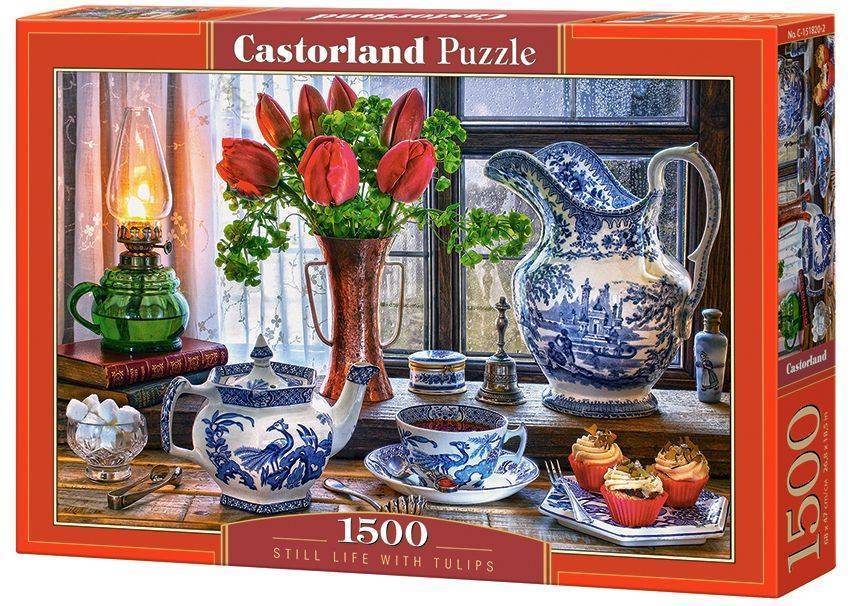 CASTORLAND STILL LIFE WITH TULIPS CASTORLAND 1500 ΚΟΜΜΑΤΙΑ