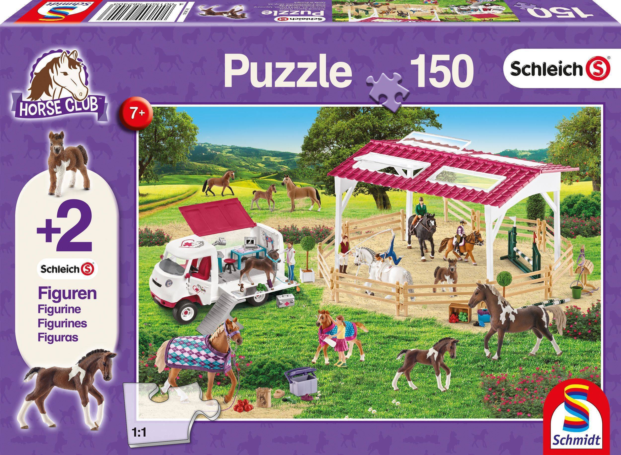 SCHLEICH ΣΧΟΛΗ ΙΠΠΑΣΙΑΣ - ΚΤΗΝΙΑΤΡΟΣ ΜΕ 2 ΦΙΓΟΥΡΕΣ SCHMIDT 150 ΚΟΜΜΑΤΙΑ SCHMIDT