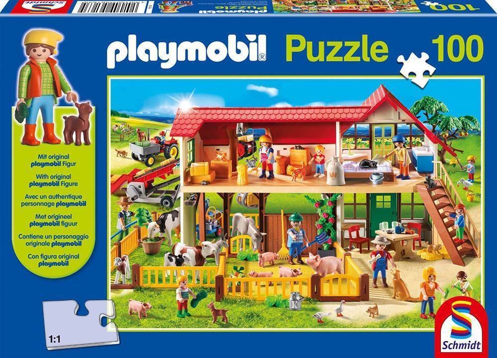 SCHMIDT PLAYMOBIL ΦΑΡΜΑ ΜΕ 1 ΦΙΓΟΥΡΑ SCHMIDT 100 ΚΟΜΜΑΤΙΑ (56163)