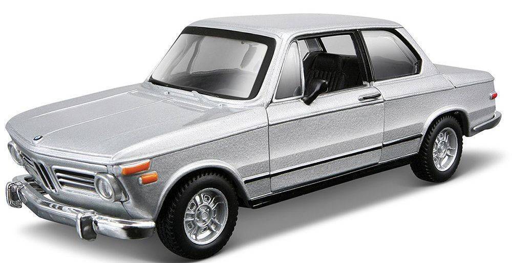 1972 BMW 2002 TII BBURAGO ΜΕΤΑΛΛΙΚΟ ΑΝΤΙΓΡΑΦΟ 1:32 ΓΚΡΙ (18/43210) BBURAGO