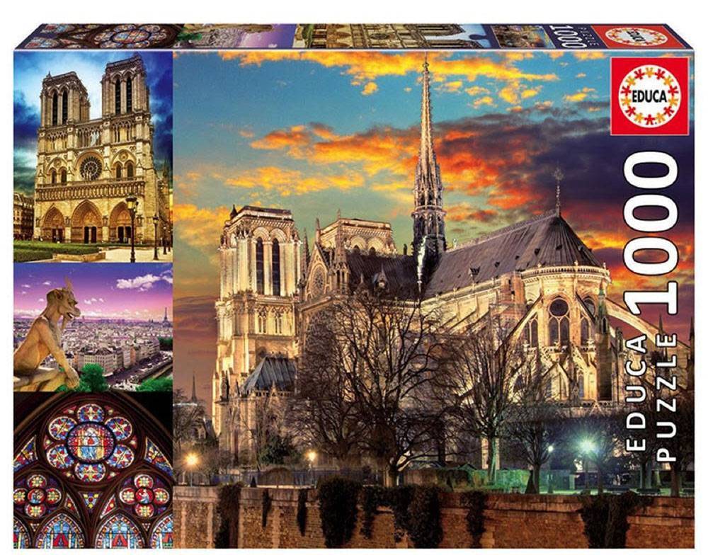 EDUCA PUZZLE NOTRE DAME COLLAGE 1000TMX NEO (Π.018.456)