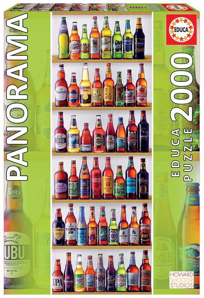 EDUCA EDUCA PUZZLE WORLD BEERS - PANORAMA ΙΣΠΑΝΙ ΝEΟ 2000TMX (Π.018.010)