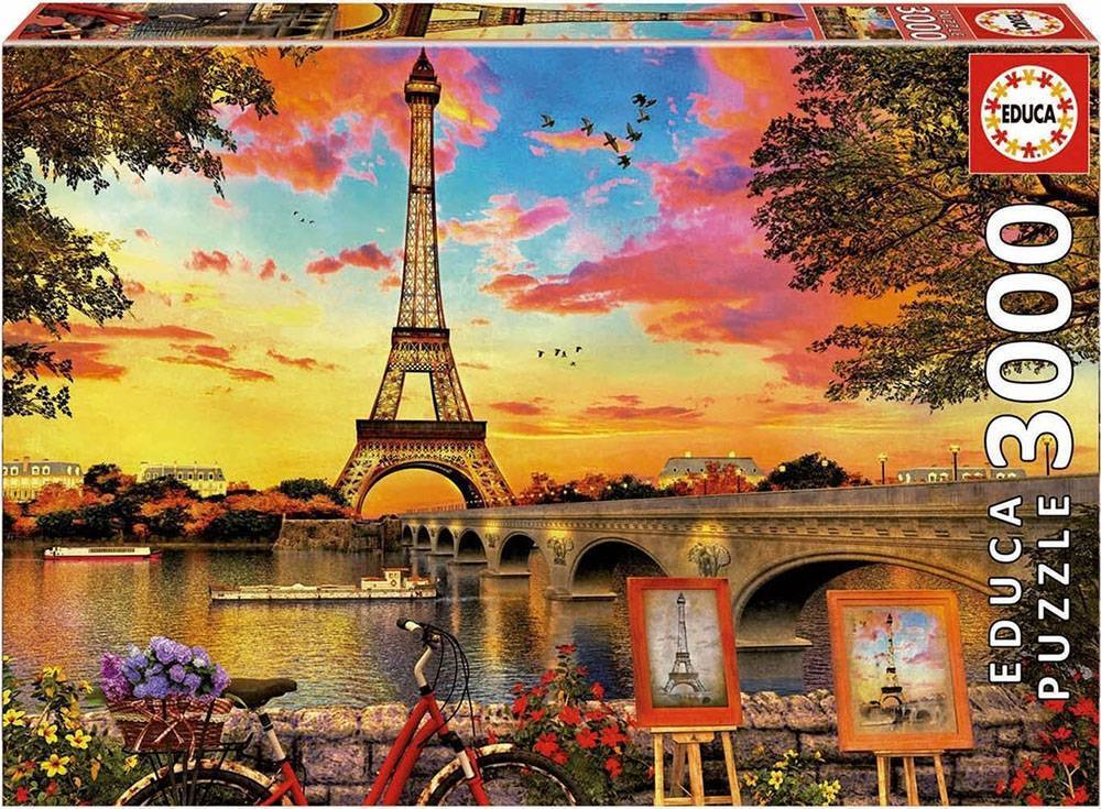 EDUCA PUZZLE SUNSET IN PARIS 3000TMX (Π.017.675) EDUCA
