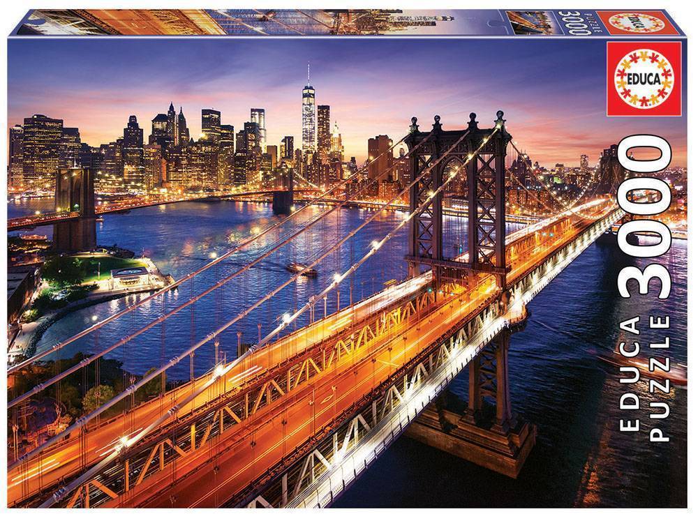 EDUCA PUZZLE MANHATTAN AL ATA ΝEΟ 3000TMX (Π.018.508) EDUCA
