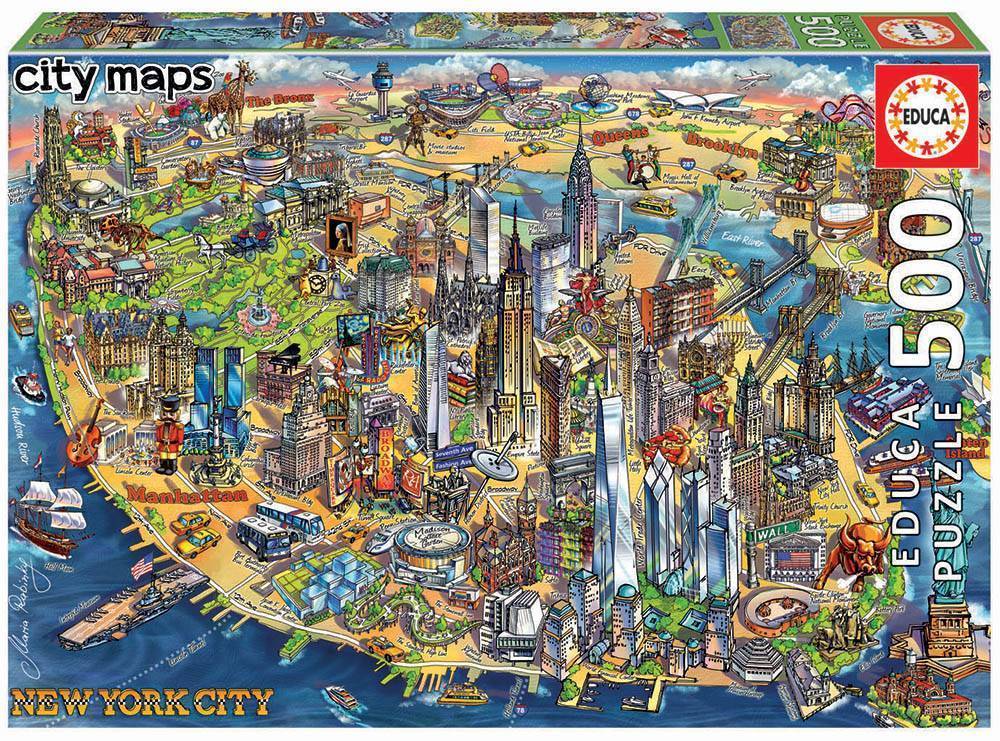 NEW YORK CITY ΜΑΡ EDUCA 500 ΚΟΜΜΑΤΙΑ EDUCA