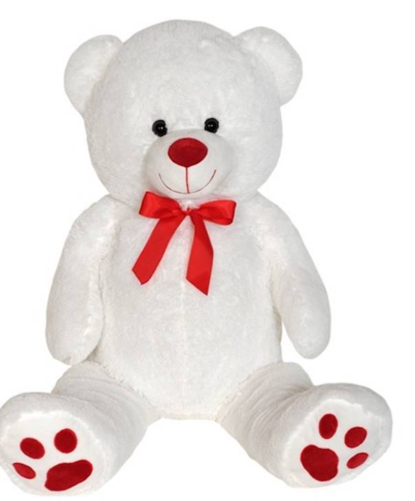 ΛΟΥΤΡΙΝΟ ΑΡΚΟΥΔΑΚΙ 100CM ΛΕΥΚΟ