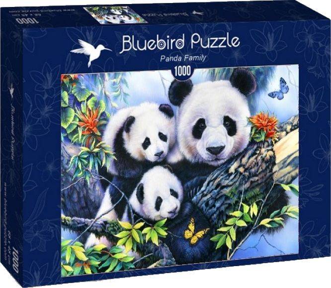 BLUEBIRD PANDA FAMILY BLUEBIRD 1000 ΚΟΜΜΑΤΙΑ