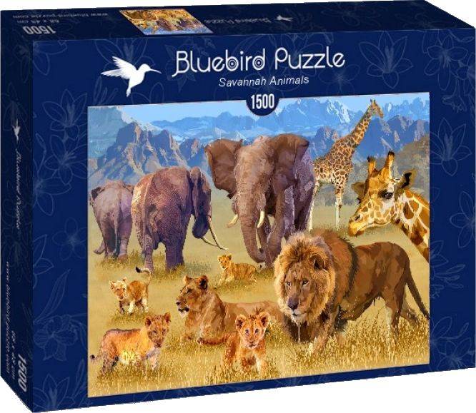 SAVANNAH ANIMALS BLUEBIRD 1500 ΚΟΜΜΑΤΙΑ BLUEBIRD