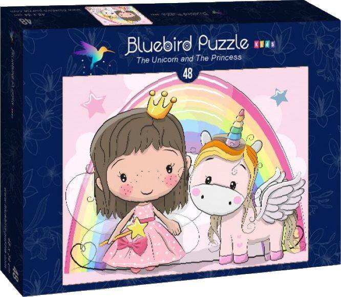 THE UNICORN AND THE PRINCESS BLUEBIRD 48 ΚΟΜΜΑΤΙΑ BLUEBIRD