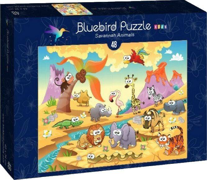 SAVANNAH ANIMALS BLUEBIRD 48 ΚΟΜΜΑΤΙΑ