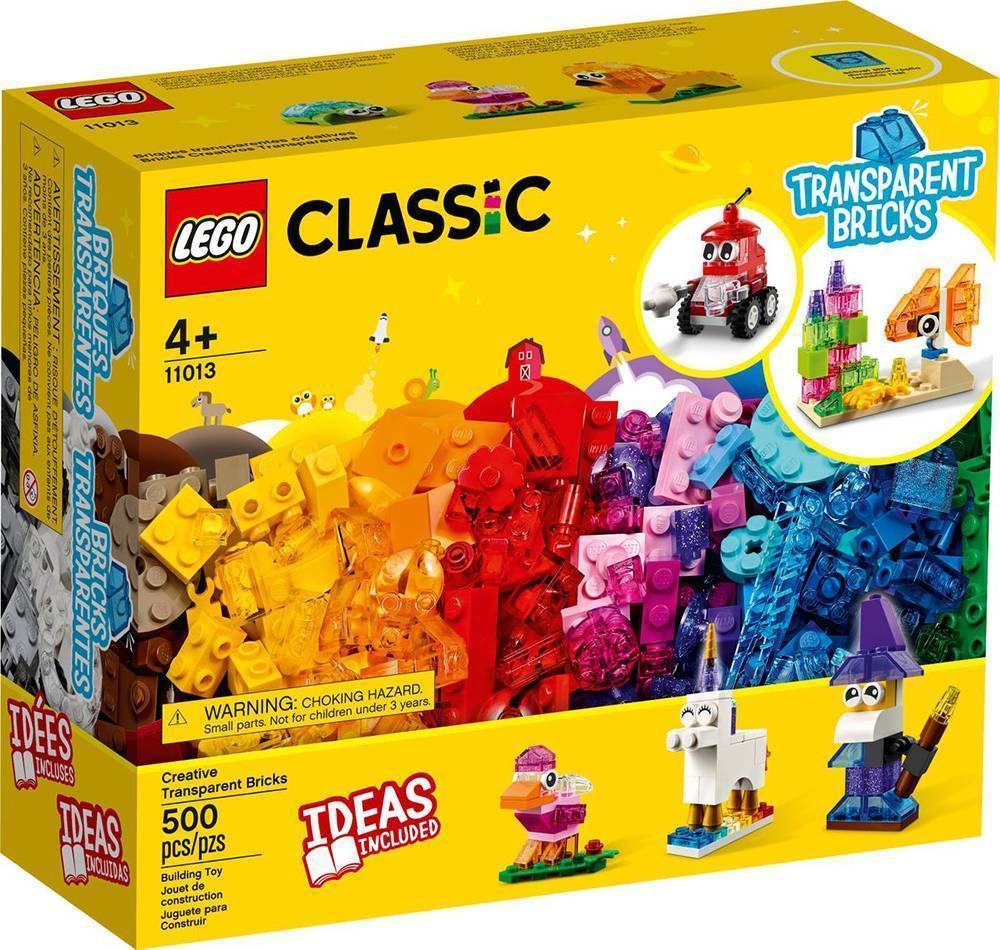 LEGO 11013 CREATIVE TRANSPARENT BRICKS