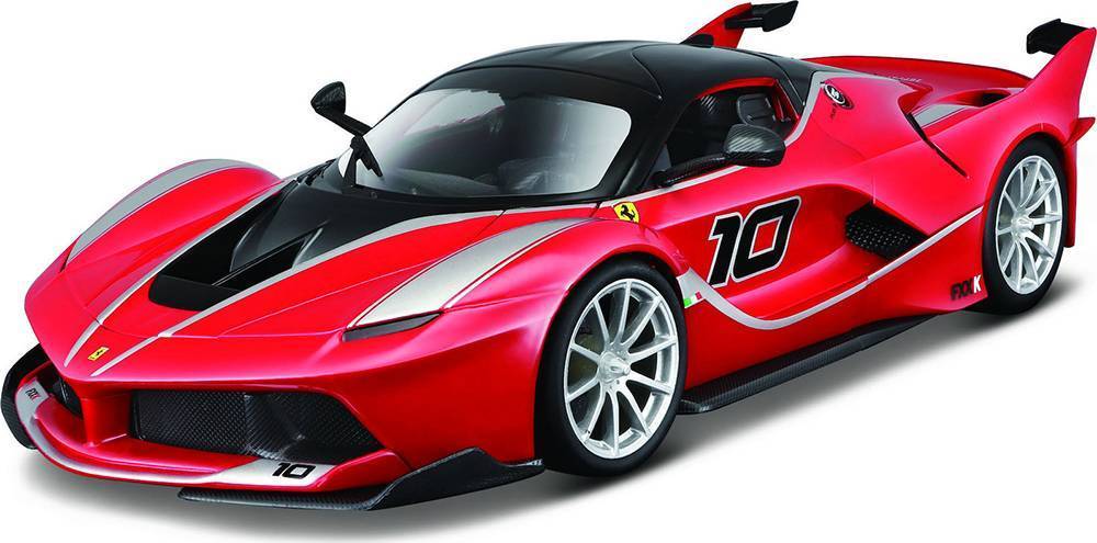 FERRARI FXX K BBURAGO ΜΕΤΑΛΛΙΚΟ ΑΝΤΙΓΡΑΦΟ 1:18 ΚΟΚΚΙΝΟ BBURAGO