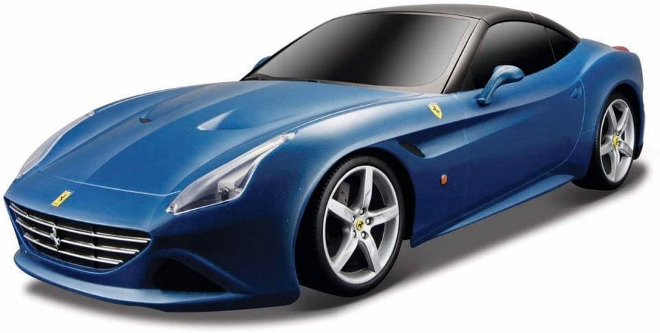 FERRARI CALIFORNIA T CLOSED TOP ΜΕΤΑΛΛΙΚΟ ΑΝΤΙΓΡΑΦΟ ΜΠΛΕ/ΜΑΥΡΟ 1:18