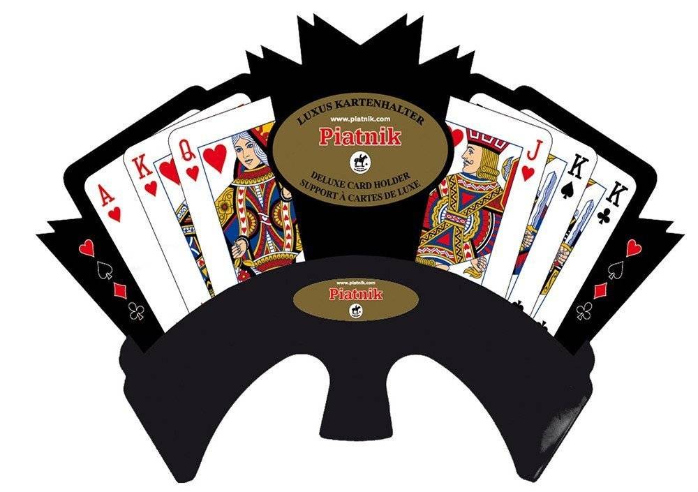 ΠΛΑΣΤΙΚΗ ΒΑΣΗ ΓΙΑ ΤΡΑΠΟΥΛΟΧΑΡΤΑ PLATINUM GAMES CARD HOLDER DELUXE ΜΑΥΡΟ PLATINUMGAMES