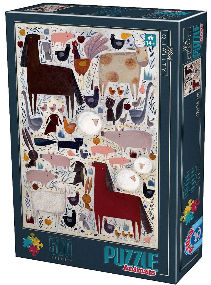 D-TOYS ANIMALS D-TOYS 500 ΚΟΜΜΑΤΙΑ (74348AN01)