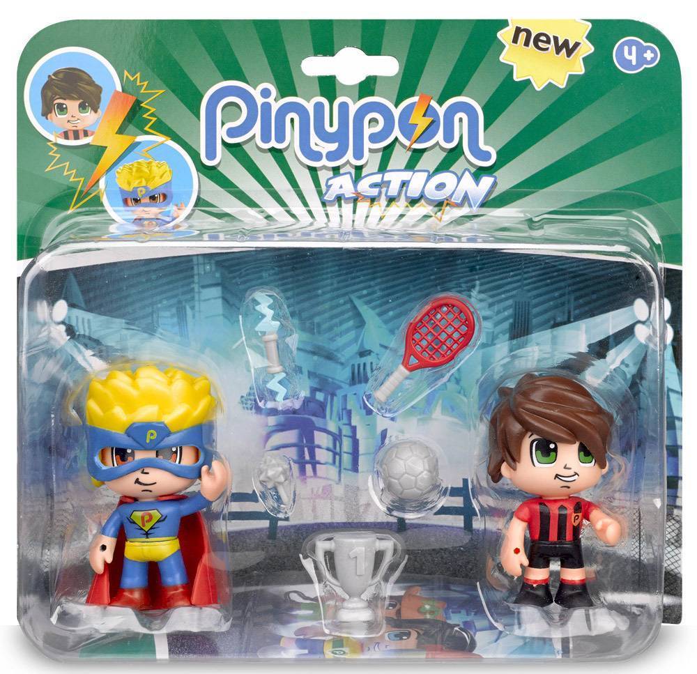 PINYPON ACTION ΦΙΓΟΥΡΑ 2PACK ΥΠΕΡΗΡΩΑΣ-ΠΟΔΟΣΦΑΙΡΙΣΤΗΣ 7CM (700014492) GIOCHI PREZIOSI
