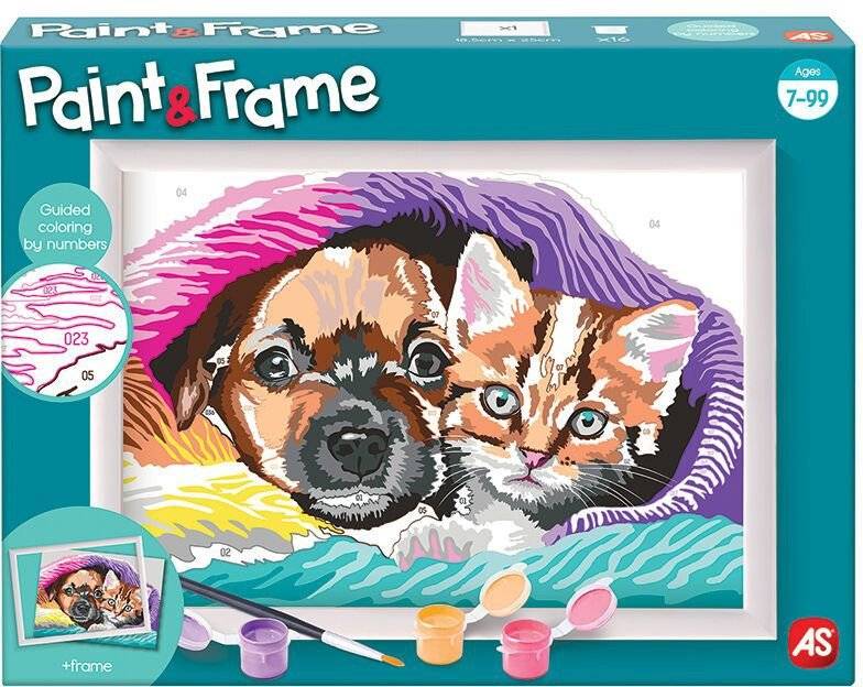 AS COMPANY ΖΩΓΡΑΦΙΖΩ ΜΕ ΑΡΙΘΜΟΥΣ PAINT - FRAME SWEET FRIENDSHIP (9+ ΕΤΩΝ)