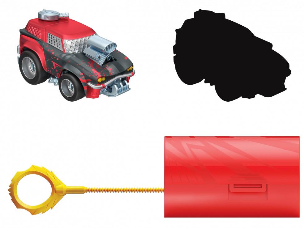 BOOM CITY RACERS S1 SINGLE PACK ΚΟΚΚΙΝΟ (BMC03000)
