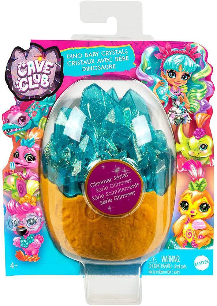 CAVE CLUB - ΔΕΙΝΟΣΑΥΡΑΚΙΑ ΣΕ ΑΒΓΟ EGGS - GLITTER SERIES ΔΙΑΦΟΡΑ ΣΧΕΔΙΑ GXP74 MATTEL